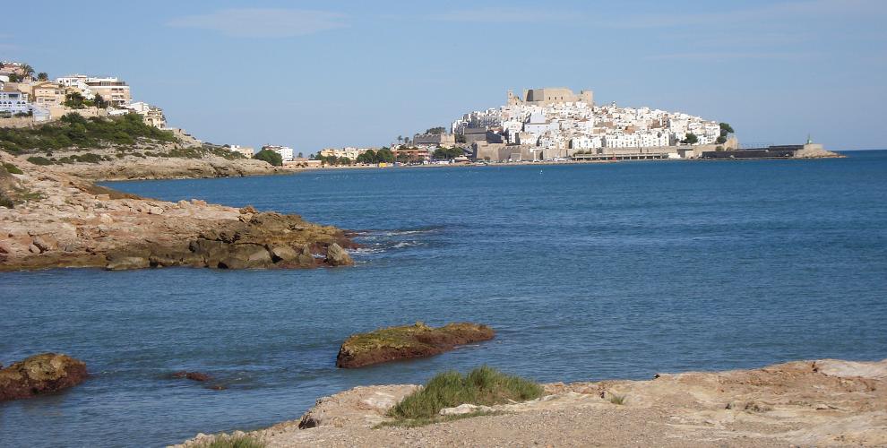Castillo de Peñíscola en la costa de Castellón – Comunidad Valenciana